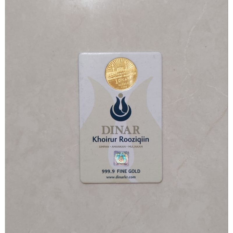 Logam Mulia Dinar Khoirur Rooziqiin 4.25 Gram Kadar 999.9