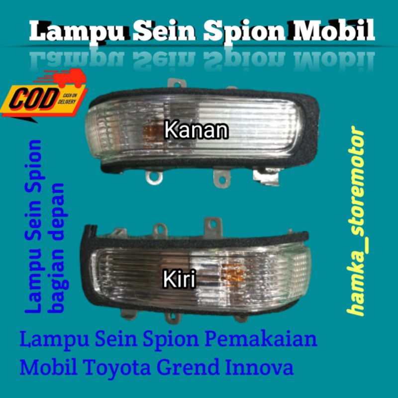 Lampu Spion Mobil Innova Gren original