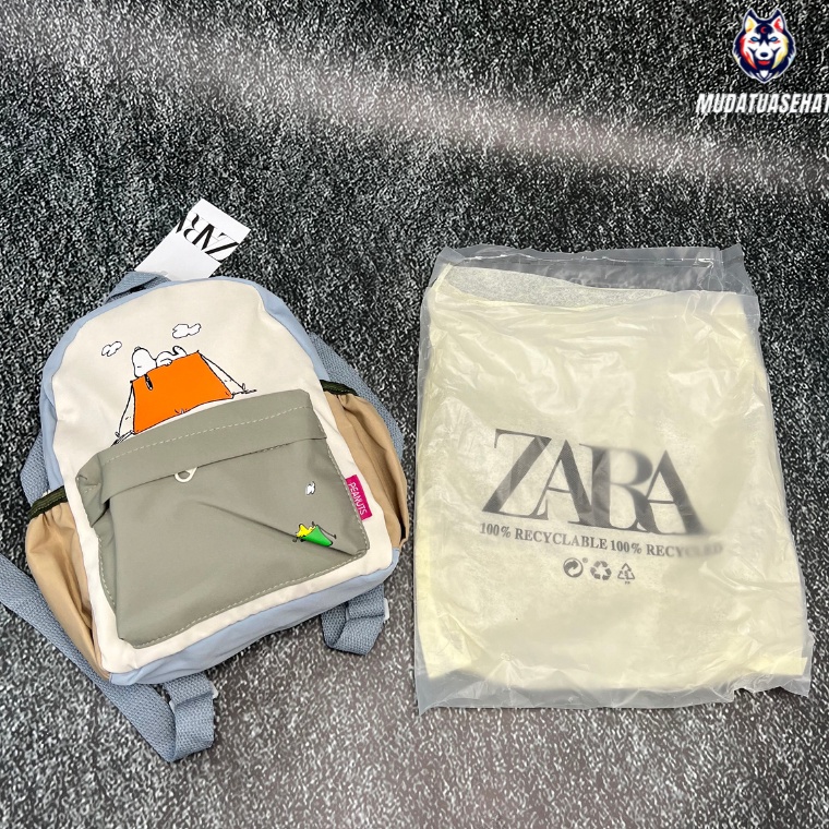 55MURAH BANGET ZARA SNOOPY X PEANUTS MINI BACKPACK  TAS RANSEL ANAK  BAGPACK  TAS SEKOLAH  TAS KULIA