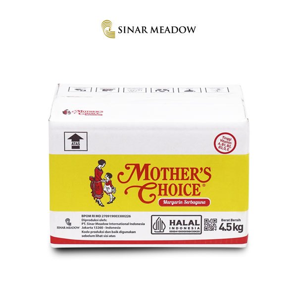 

Mother's Choice Multipurpose Margarine 4.5 Kg (Margarin Serbaguna)