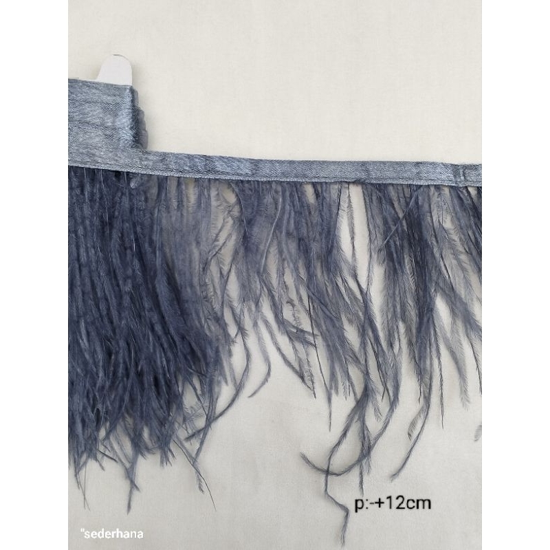 bulu osrich/bulu meteran halus