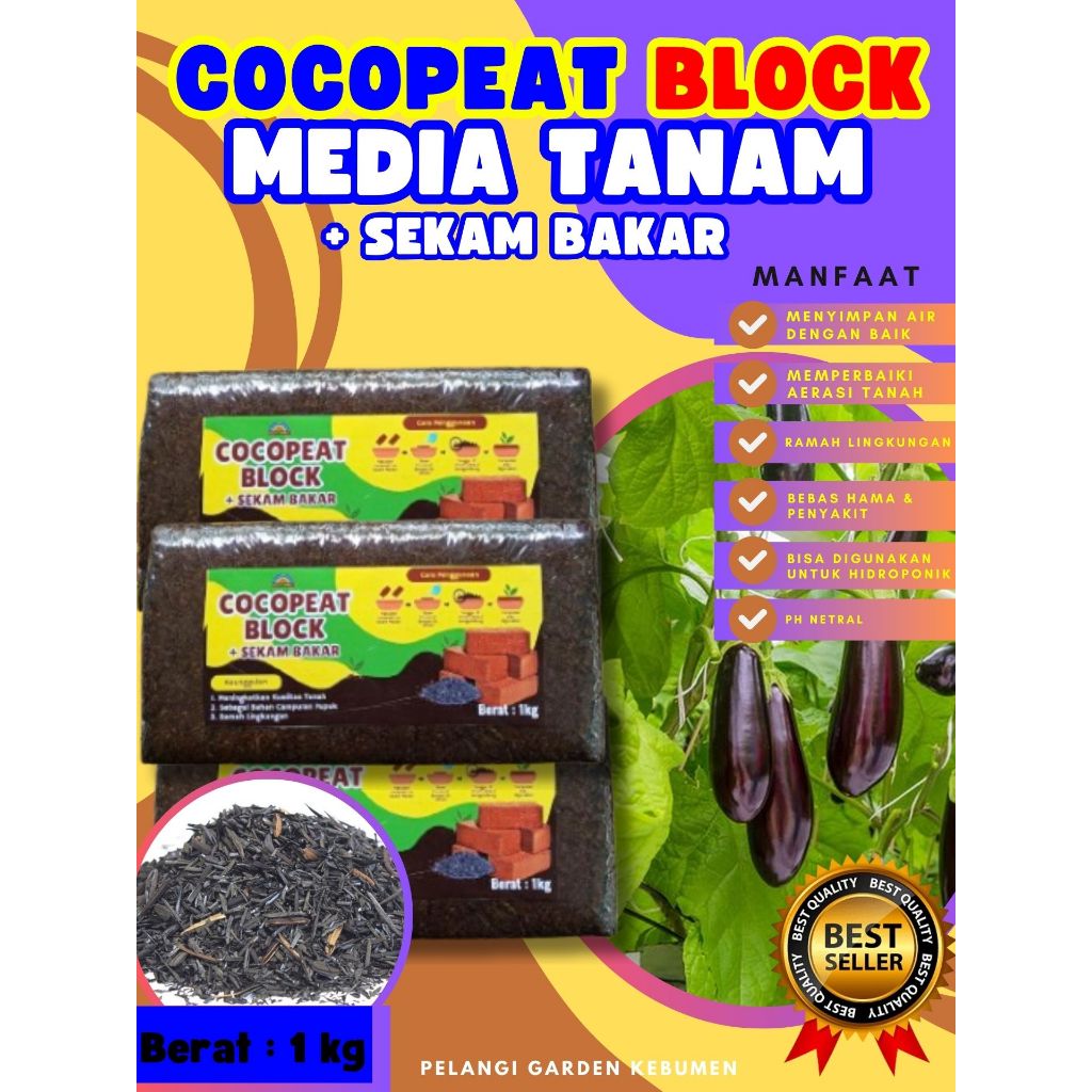PALING DICARI  Cocopeat Block Infarm, Cocopeat Cangkok, Cocopeat Campur