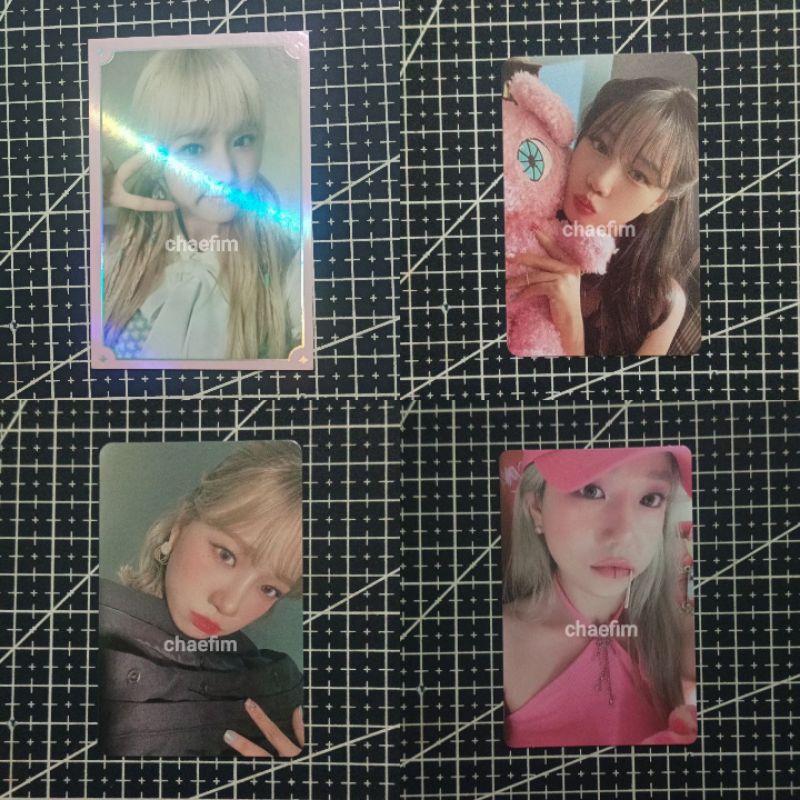 pc photocard official choi yena jo yuri izone