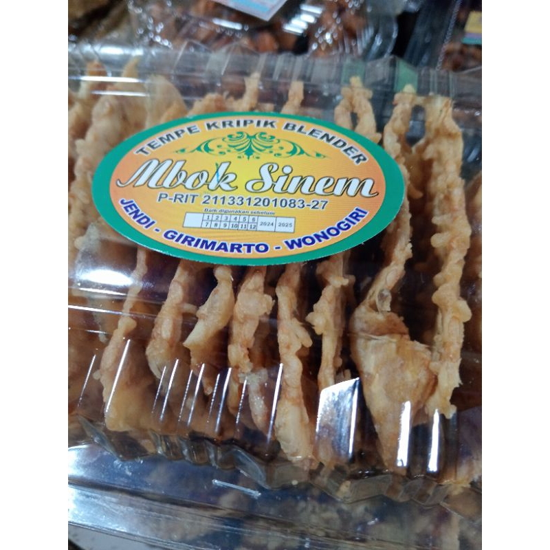 

kripik tempe blender Mbok Sinem,Girimarto Wonogiri