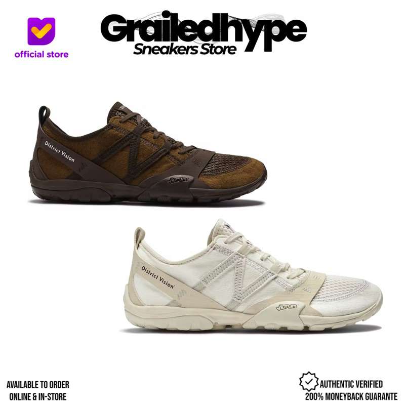 New Balance MT10 x District Vision - Desert Palm / Cloud Dancer (100% Original Resmi)