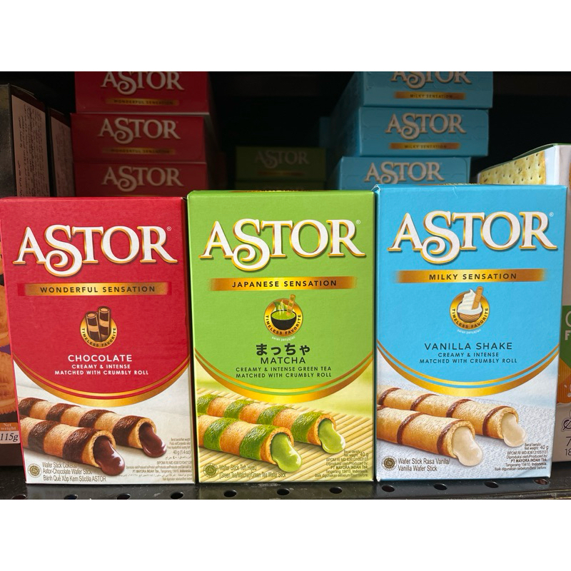 

Astor box Chocolate /Matcha/Vanila 40gr