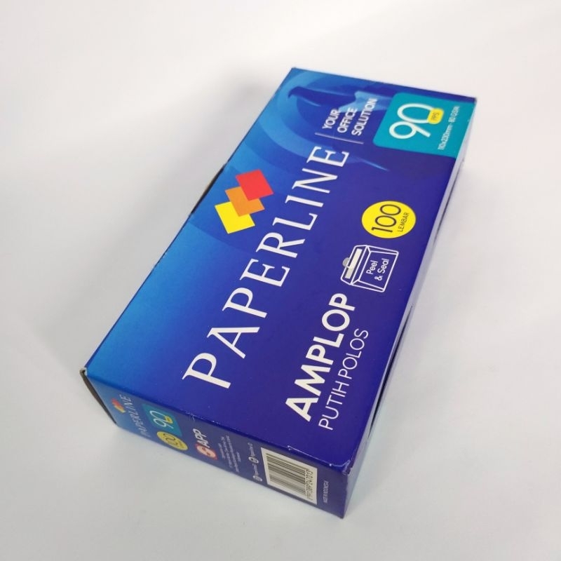 

AMPLOP PAPERLINE PUTIH POLOS 110x230mm 90PPS ( 1 PAK 100 LEMBAR )