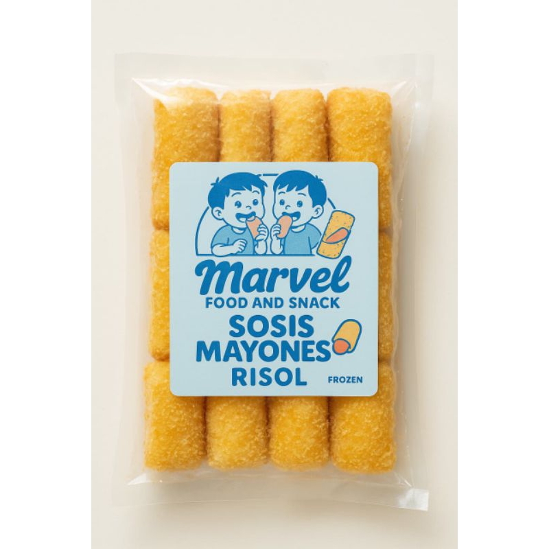 

Risosis MayoMelet (Risol sosis mayones meleleh)