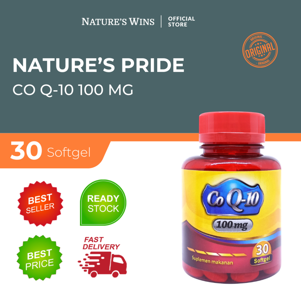 NATURE'S PRIDE CO Q-10 100 MG CO ENZYM Q100 ISI 30 & 100 SOFTGEL