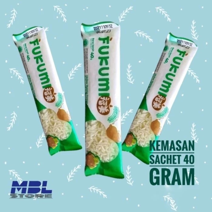 

Fukumi beras porang sachet 40 gram shirataki konjac