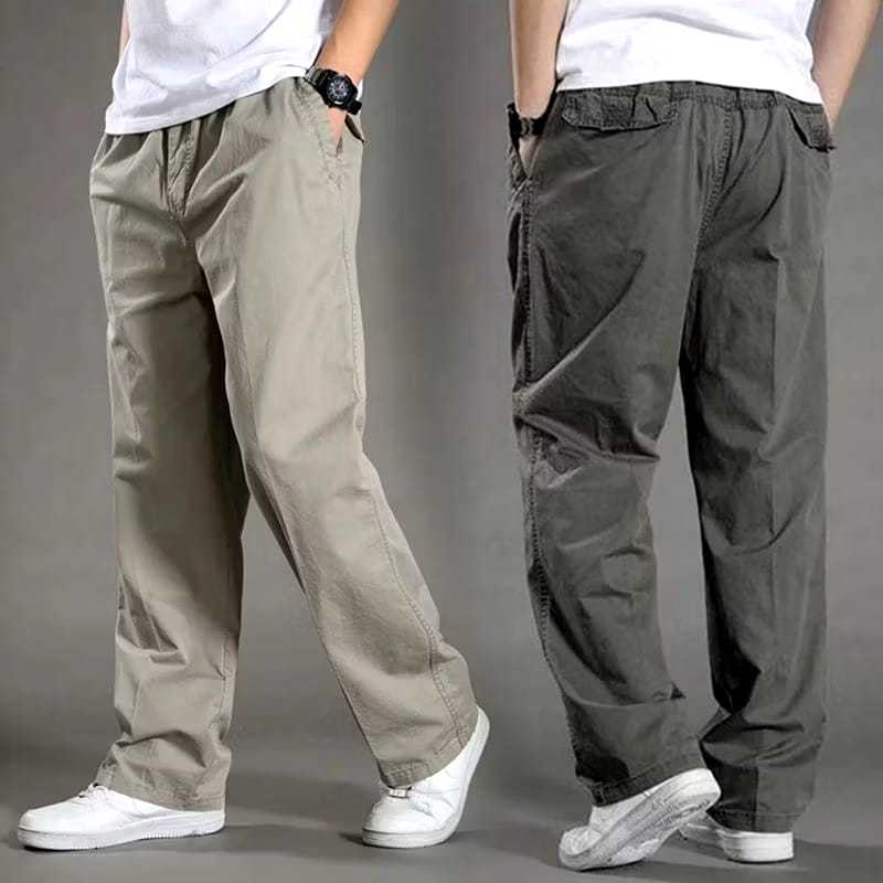 CELANA PRIA SAM TERBARU KATUN TWILL PINGGANG KARET ORI LOKAL / CELANA PANJANG KEKINIAN