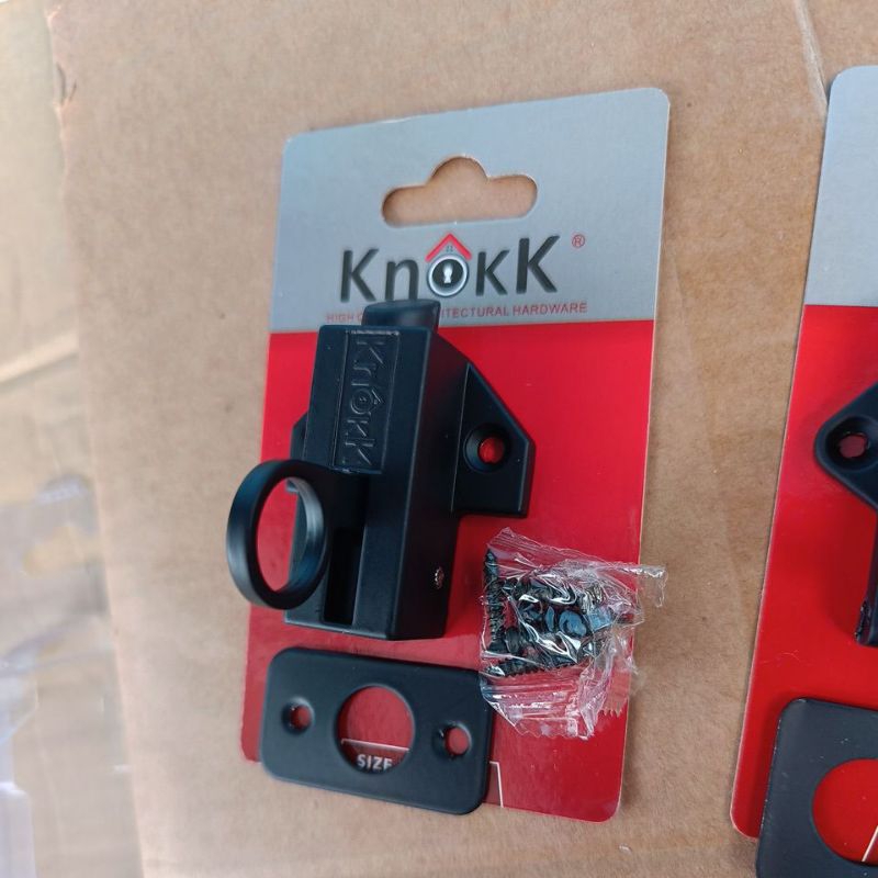 Spring Knip Knokk HITAM / SPRING KNIFE / Grendel Kodok / Grendel Jendela Hitam / Slot Jendela Hitam