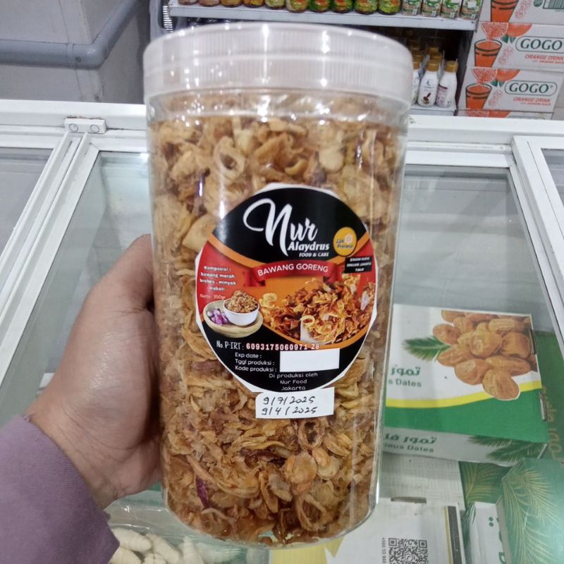 

Bawang Goreng Ukuran Besar Nur Alaydrus 350gr