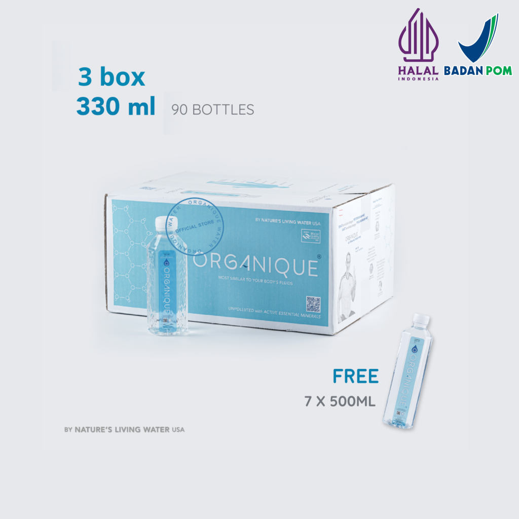 

PROMO 3 BOX! Organique Water 330 ml