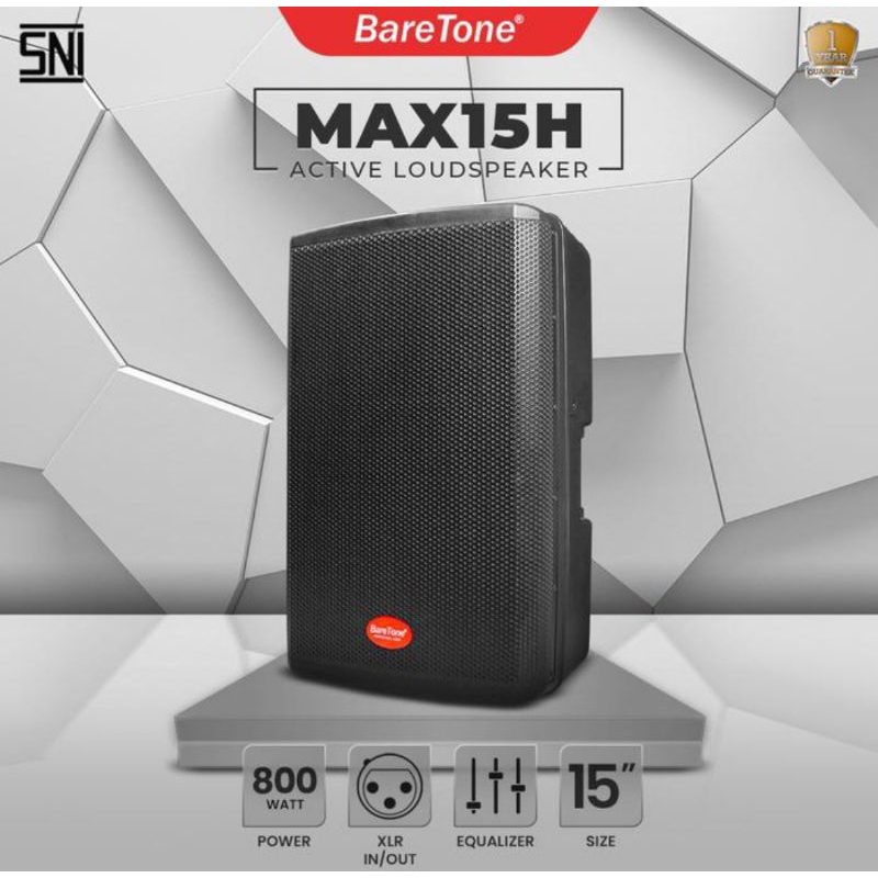 Speaker aktif Baretone MAX15H speaker 15 inch power 1600 watt original