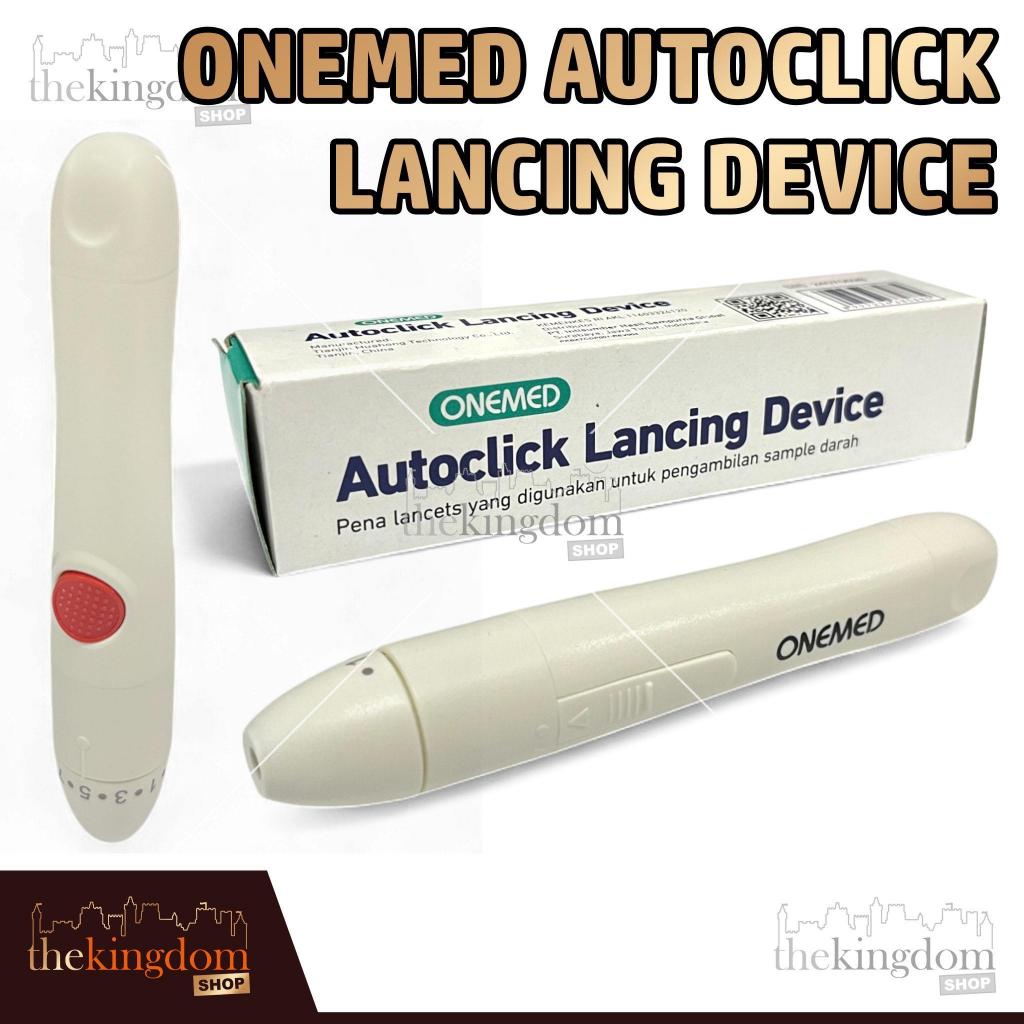 Onemed Autoclick Lancing Device Pen Auto Click Lancet Jarum Tes Darah