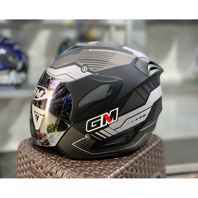 Helm GM Fighter Motif Terbaru Original