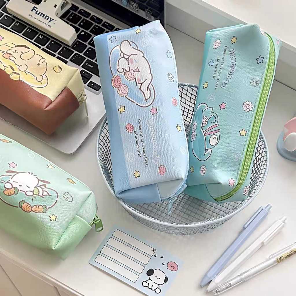 

Tempat / Kotak Pensil Pouch Semi Kulit Resleting Gambar Karakter Sanrio Lucu