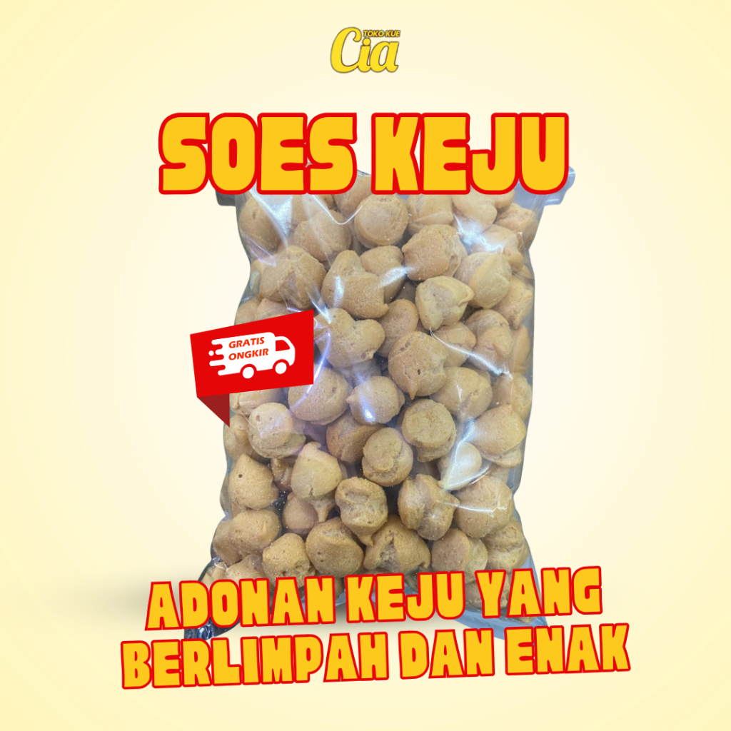 

Soes Kering Renyah Isi Keju 250 500 Gram Sus Snack Kiloan By Toko Cia