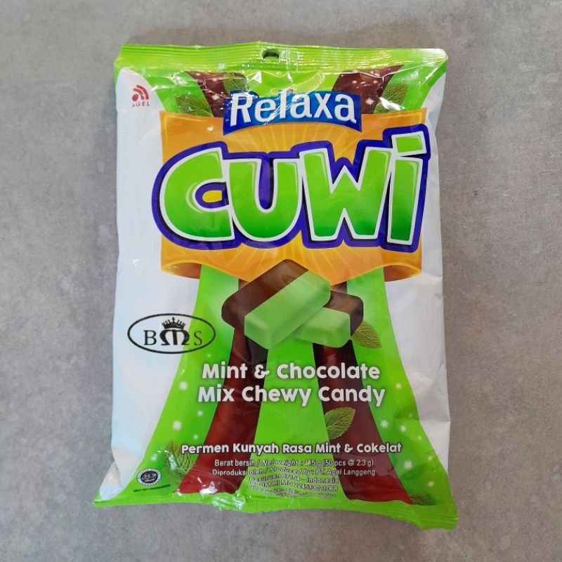 

RELAXA CUWI Permen Kunyah Rasa Mint & Cokelat 115g (50pcs)
