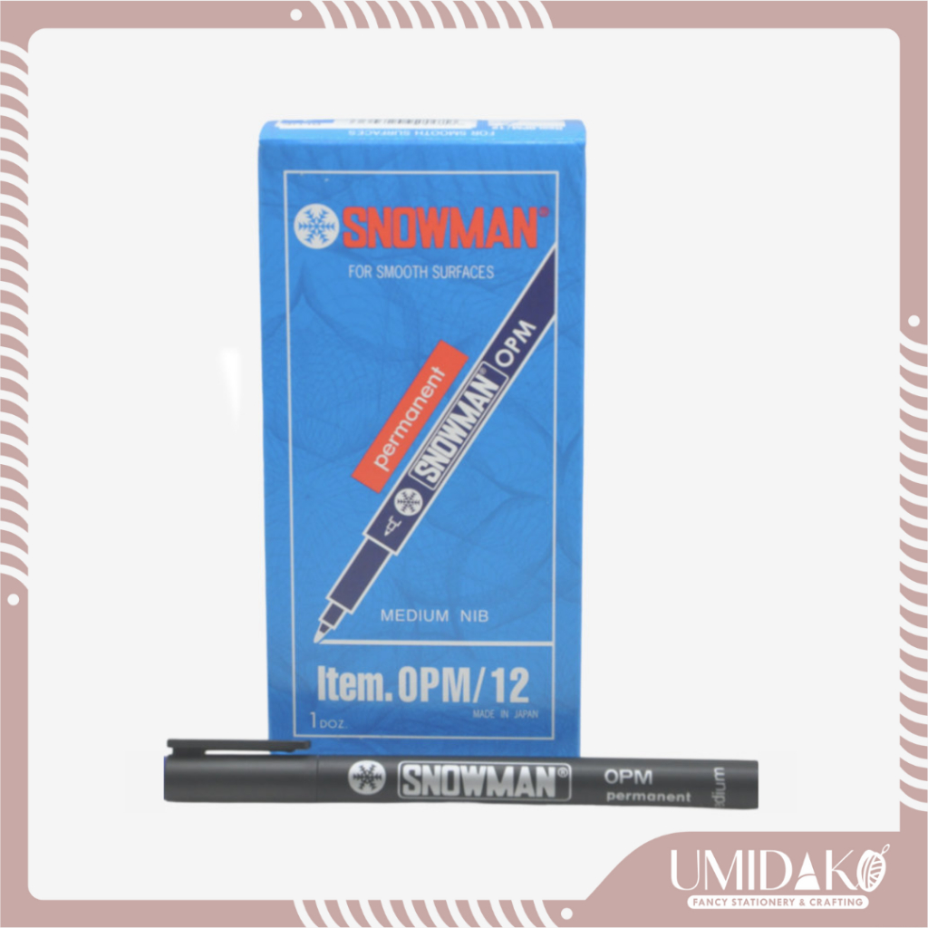 

[UMIDAKO] SNOWMAN SPIDOL OPF FINE & OPM MEDIUM