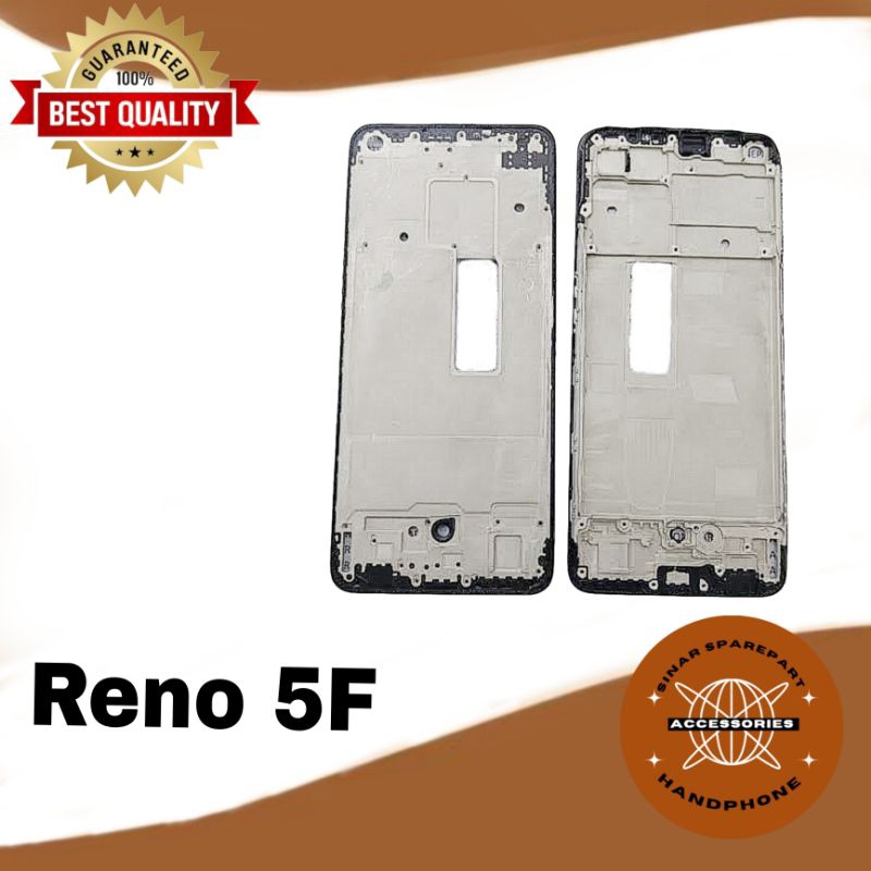 FRAME TULANG TENGAH DUDUKAN LCD TATAKAN LCD OPPO RENO 5F NEW ORI