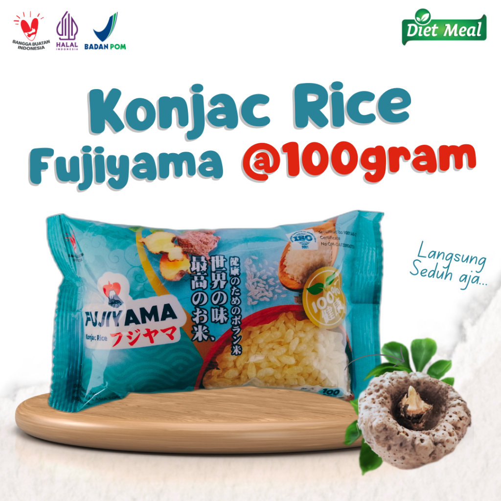 

Beras Porang sesuh FUJIYAMA 100 gram sudah BPOM dan Halal