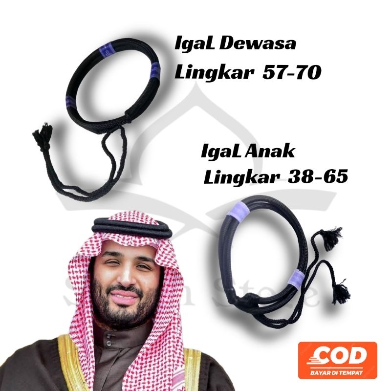 IGAL ARAB/IGAL ARAB ANAK ANAK/IGAL DEWASA/PENGIKAT SORBAN