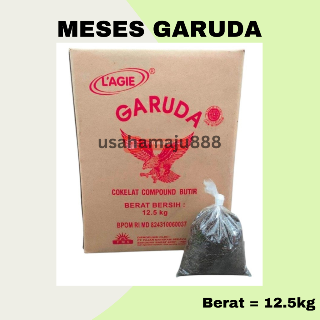

Coklat Meses Garuda 12.5KG / coklat butir garuda
