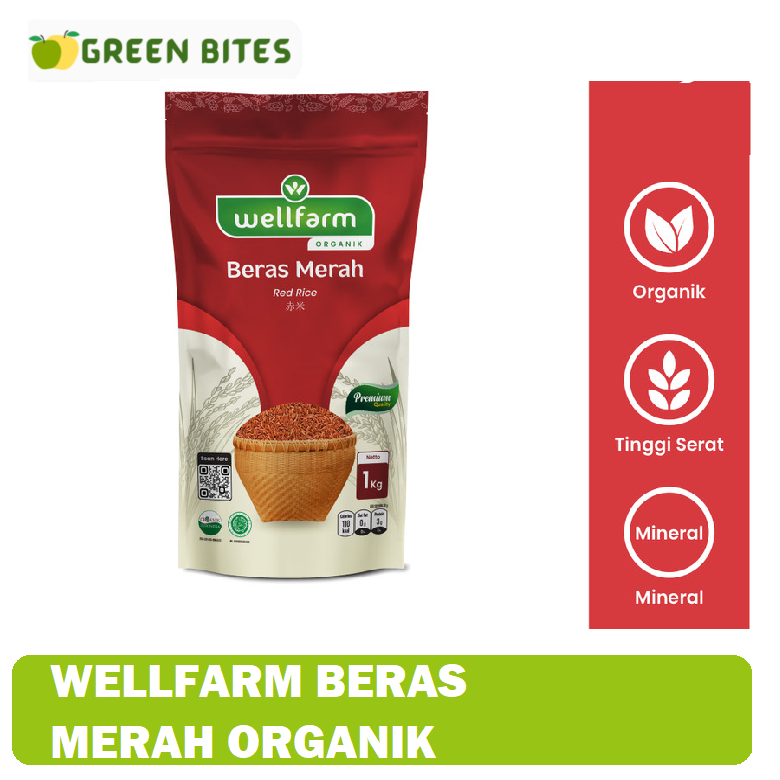 

Beras Merah Organik Wellfarm 1kg