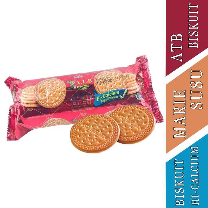 

A.T.B MILK BISCUIT MARIE BISKUIT SUSU 180 g
