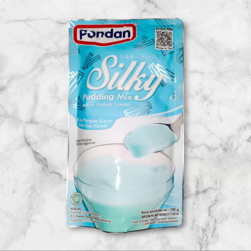 

Pondan Silky Puding Rasa bublegum 100gr