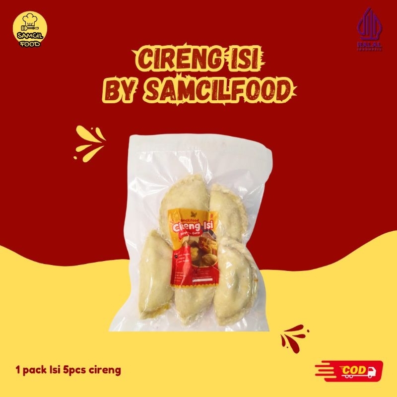 

Cireng Isi Ayam Suwir Pedas/Ayam Original/Usus Ayam Pedas/Keju isi 5pcs by Samcilfood