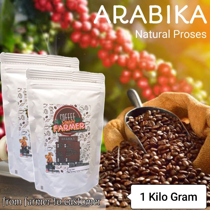 

Kopi Bubuk Arabika Temanggung Natural Process - 1 kilo Gram