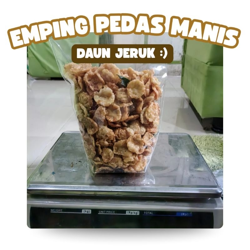 

Emping Manis Pedas Daun Jeruk | Camilan Renyah Gurih Asli
