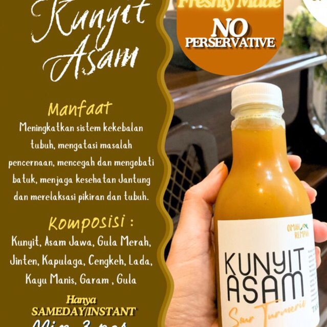 

Kunyit Asam 250ml