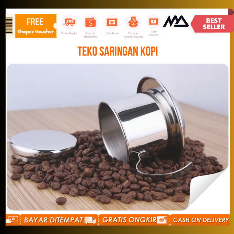 Filter Kopi / Teko Saringan Kopi Vietnam  Saringan Kopi 124ml 7Q /Saringan Kopi Drip /Penyaring Kopi