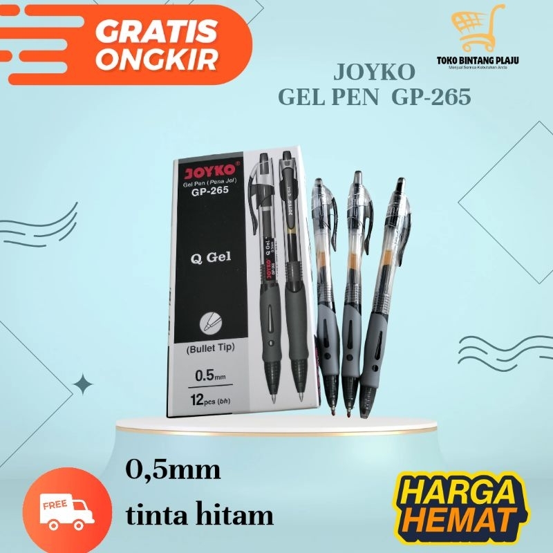 

PENA GEL JOYKO GP-265 HITAM 0.5