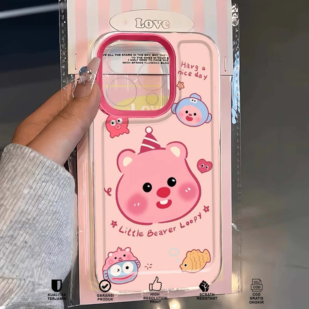 Fancy Loopy Avatar Pink Soft Case Hp Vivo V50 LITE V50 V40 5G 40 PRO V40 LITE Y19S Y28 Y03 Y18 Y20 Y