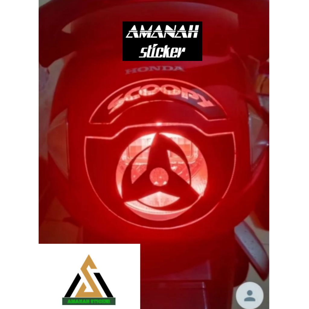 Stiker Lampu Belakang SCOOPY 2025 NEW terbaru / Sticker Stoplamp Scoopy New 2025