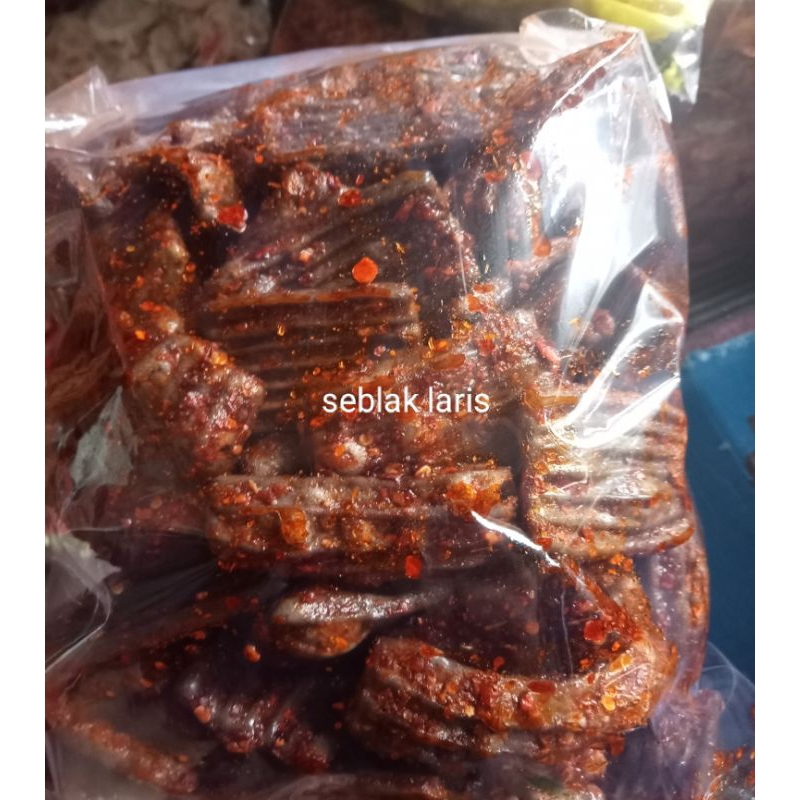 

500 grm seblak bantet krupuk jengkol pedas original daun jeruk