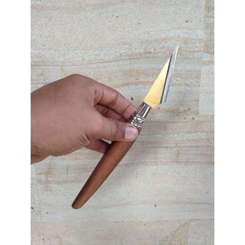 Pisau Mutik Baja Emas , Baja Pelangi , Baja Hitam Untuk Layang Layang