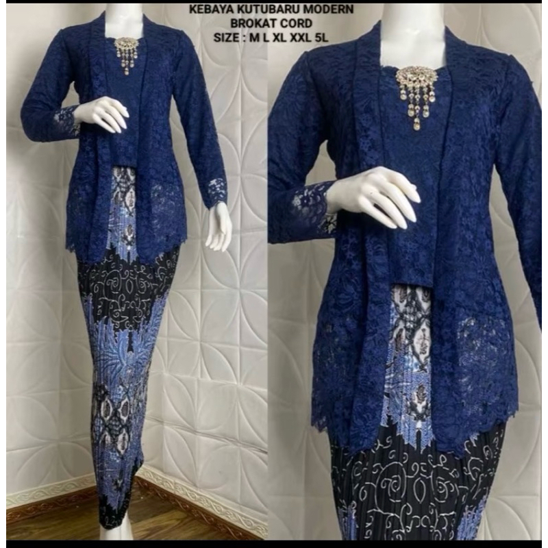 Kebaya Modern - Kebaya Kutubaru Brokat - Kebaya Wisuda - Kebaya Remaja - Kebaya Kartini Modern - Keb