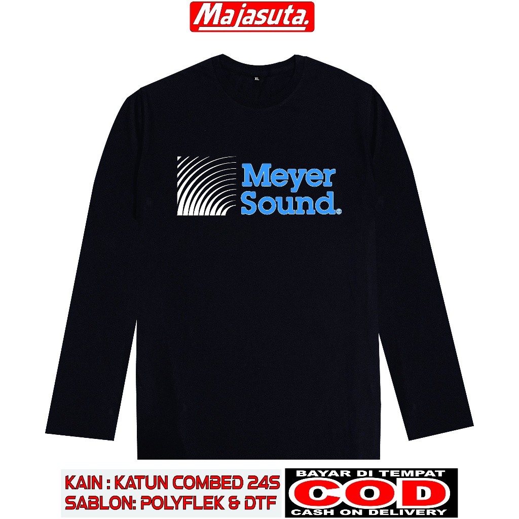 KAOS SOUND SYSTEM Meyer Sound SB DEPAN BAHAN COTTON COMBED 24S BISA COD TEBAL DAN ADEM SABLON DTF