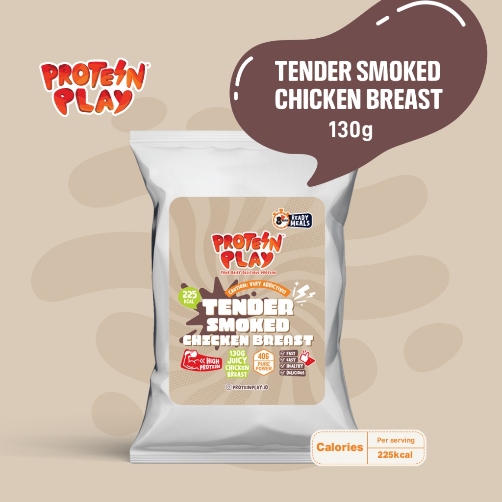 

Tender Smoked | Chicken Breast | Dada Ayam 130 Gr | 40 Gr protein