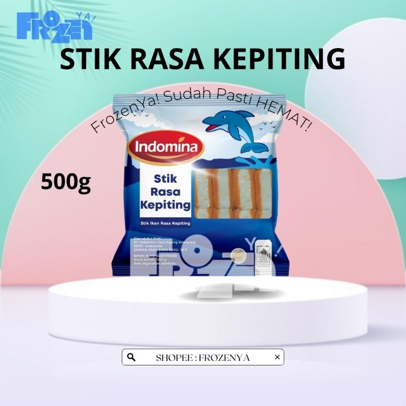 

FROZENYA STIK RASA KEPITING INDOMINA 500G