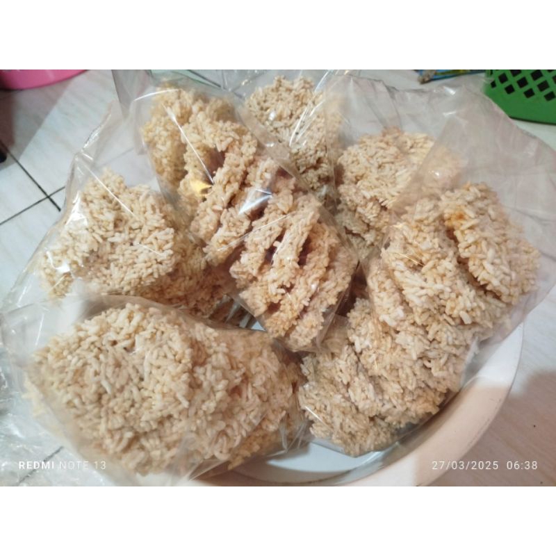 

rengginang mentah/matang