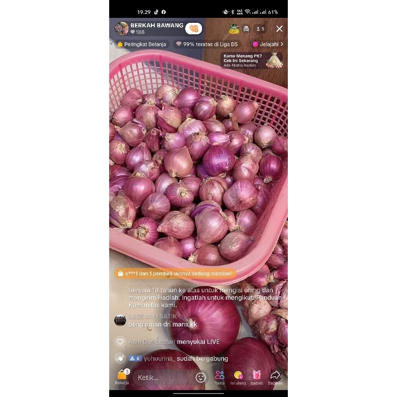 

bawang merah sedang 1kg