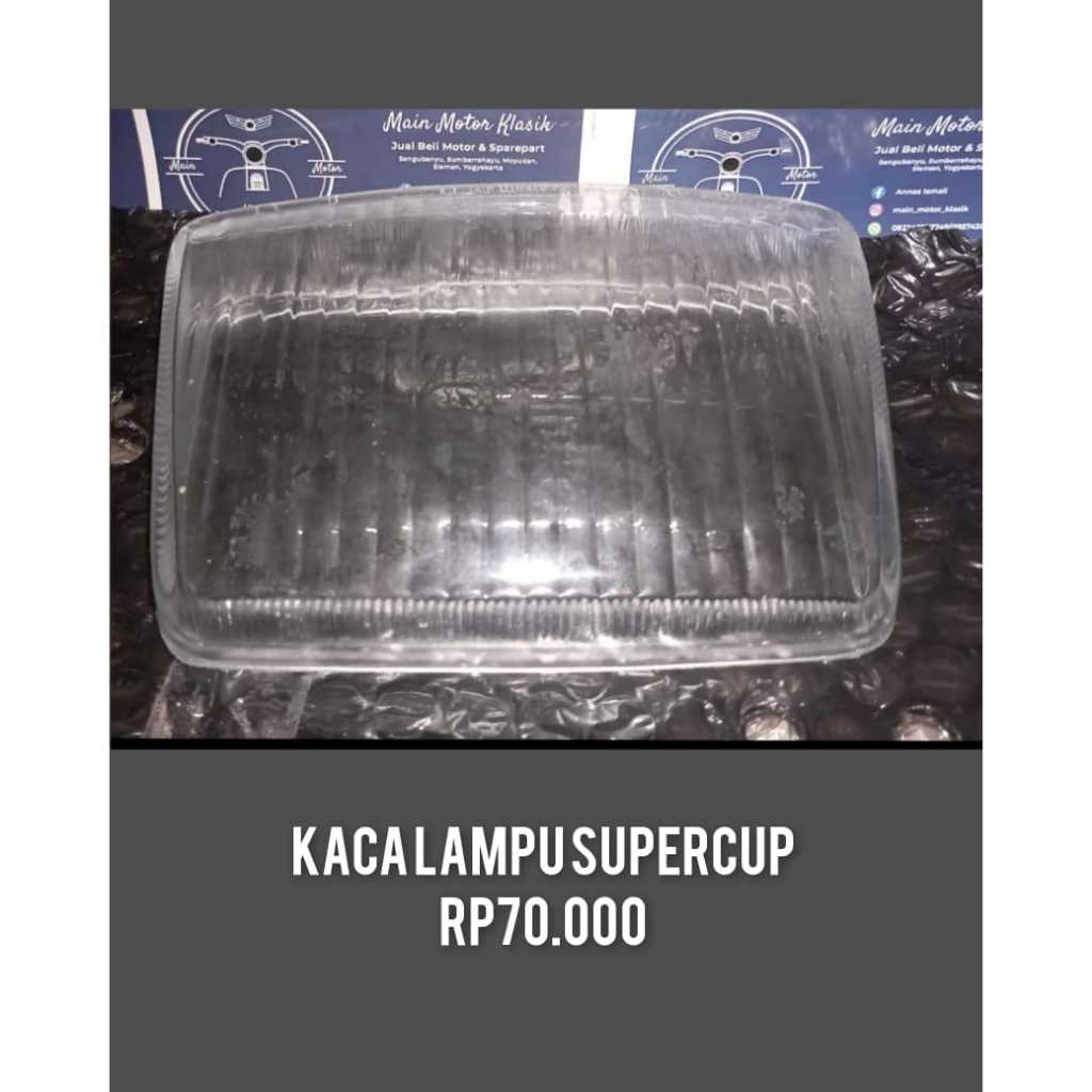 kaca lampu supercup c700 c800 kaca revekto supercup c700 c800