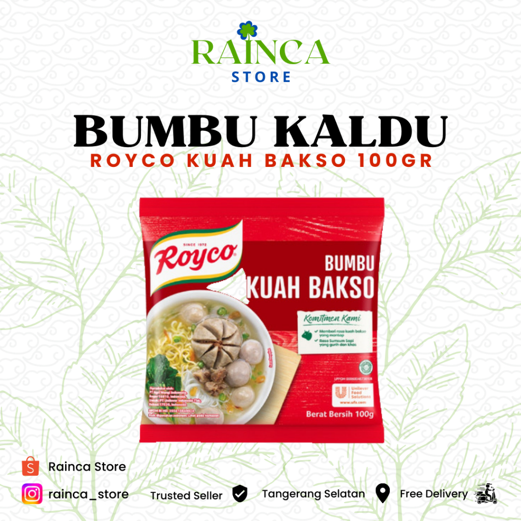 

Royco Bumbu Kuah Bakso 100gr - Sayur Nusantara Tangerang Selatan